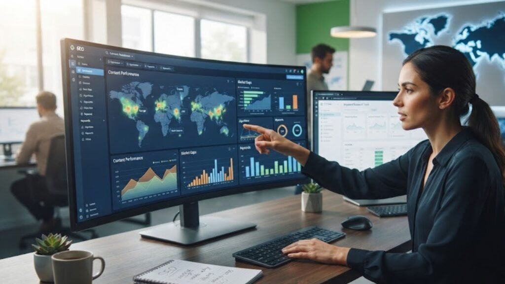 How do automated systems identify content gaps in regional markets?